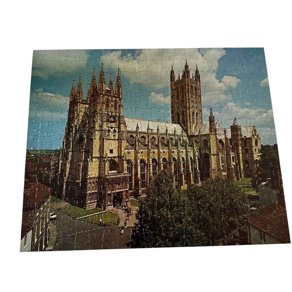 Double Sided Cathedral 300 Pcs Puzzle Glossy Exterior Matte Stained Glass Window